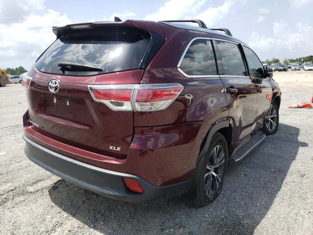 Photo 4 from auction – 2016 TOYOTA HIGHLANDER with VIN 5TDKKRFH4GS164962