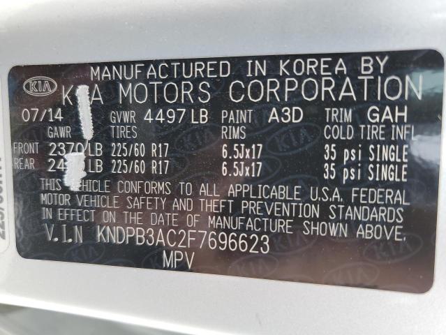Photo 10 from auction – 2015 KIA SPORTAGE L with VIN KNDPB3AC2F7696623