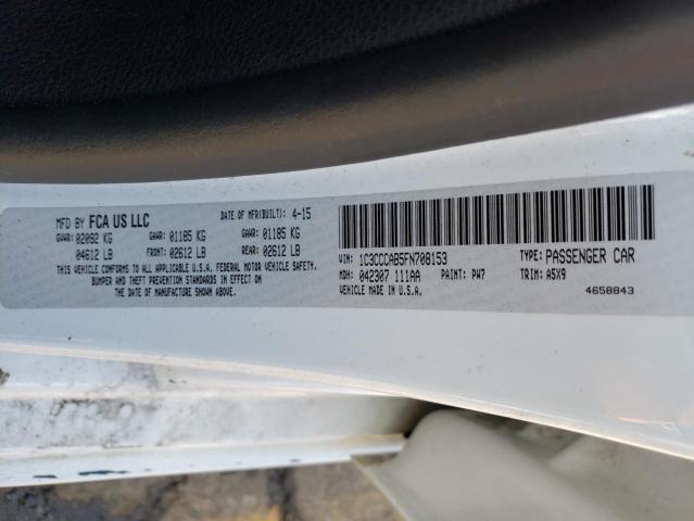 Photo 10 from auction – 2015 CHRYSLER 200 LIMITE with VIN 1C3CCCAB5FN708153