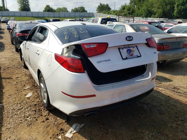 Photo 3 from auction – 2015 KIA OPTIMA LX with VIN KNAGM4A70F5558090