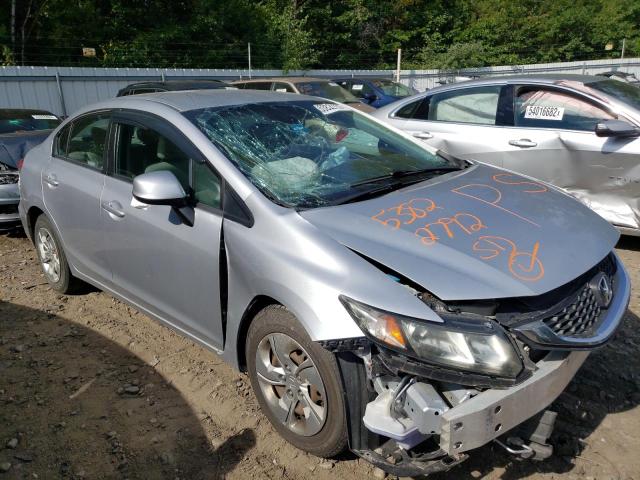 HONDA CIVIC LX 2013 with VIN 2HGFB2F57DH545117 - Photo from auction