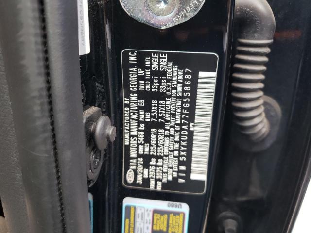 Photo 10 from auction – 2015 KIA SORENTO EX with VIN 5XYKUDA77FG558687