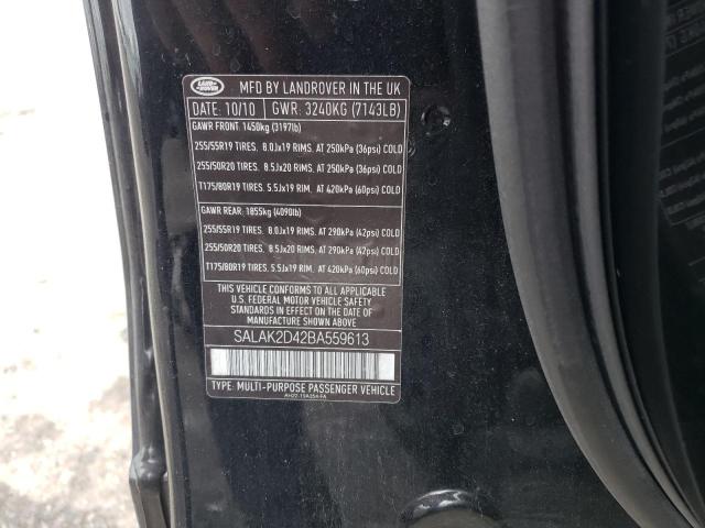 Photo 10 from auction – 2011 LAND ROVER LR4 HSE LU with VIN SALAK2D42BA559613