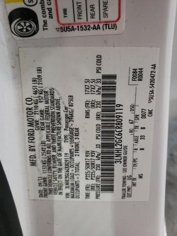 Photo 10 from auction – 2012 LINCOLN MKZ with VIN 3LNHL2GC6CR809119