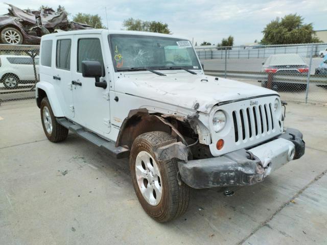 JEEP WRANGLER U 2013 with VIN 1C4BJWEG1DL525507 - Photo from auction