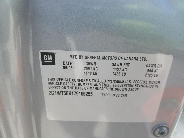 Photo 10 from auction – 2007 CHEVROLET IMPALA LT with VIN 2G1WT58K179105255