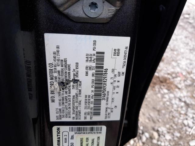 Photo 10 from auction – 2015 FORD FUSION TIT with VIN 3FA6P0K93FR297846