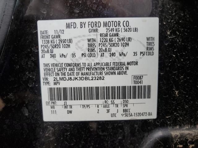 Photo 10 from auction – 2013 LINCOLN MKX with VIN 2LMDJ8JK3DBL23282