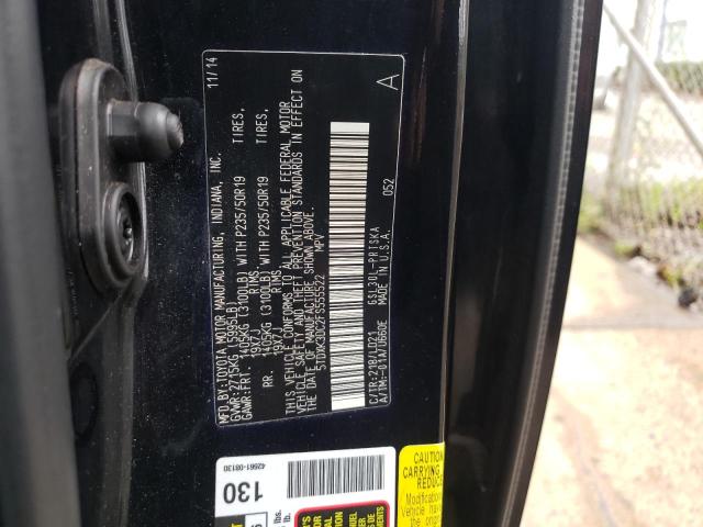 Photo 10 from auction – 2015 TOYOTA SIENNA SPO with VIN 5TDXK3DC2FS555522