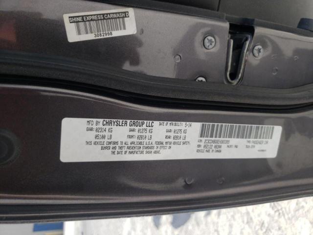 Photo 10 from auction – 2014 DODGE CHARGER SE with VIN 2C3CDXBG6EH303389