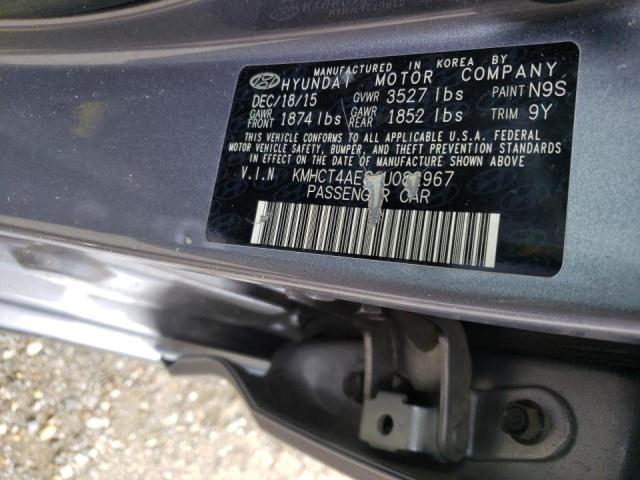 Photo 10 from auction – 2016 HYUNDAI ACCENT SE with VIN KMHCT4AE8GU082967