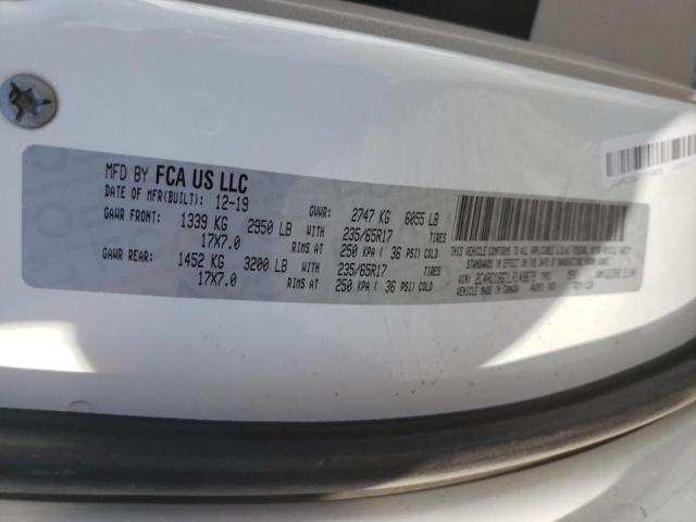Photo 10 from auction – 2020 CHRYSLER PACIFICA T with VIN 2C4RC1BG1LR149879