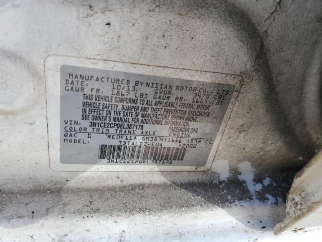 Photo 10 from auction – 2014 NISSAN VERSA NOTE with VIN 3N1CE2CP0EL387178