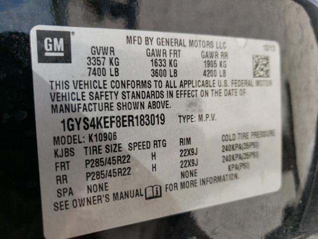 Photo 10 from auction – 2014 CADILLAC ESCALADE E with VIN 1GYS4KEF8ER183019