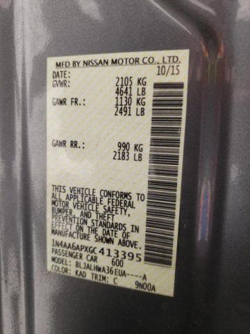 Photo 10 from auction – 2016 NISSAN MAXIMA 3.5 with VIN 1N4AA6APXGC413395