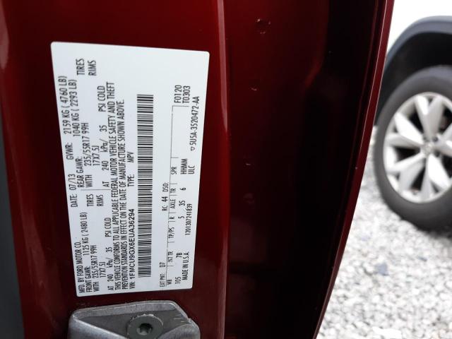 Photo 10 from auction – 2014 FORD ESCAPE SE with VIN 1FMCU9GX6EUA36294