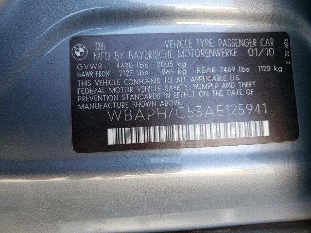 Фото 10 с аукциона – 2010 BMW 328 I с VIN WBAPH7C53AE125941