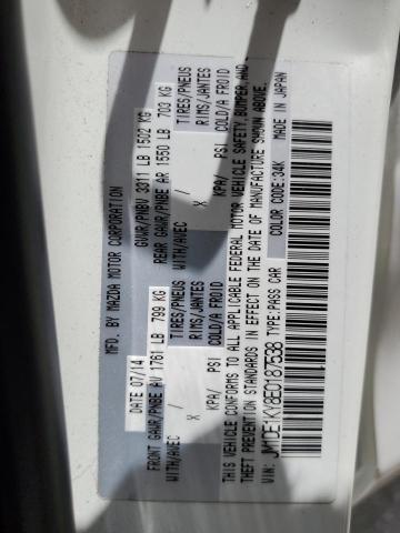 Photo 10 from auction – 2014 MAZDA MAZDA2 SPO with VIN JM1DE1KY8E0187538