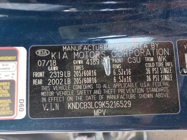 Photo 10 from auction – 2019 KIA NIRO FE with VIN KNDCB3LC9K5216529
