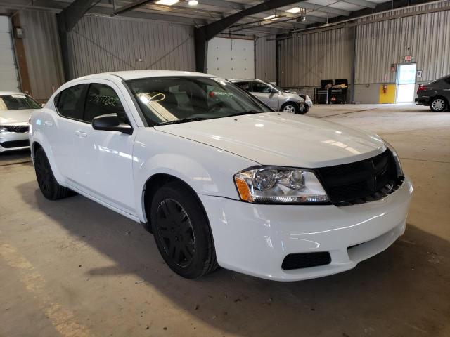 DODGE AVENGER SE 2013 with VIN 1C3CDZAB9DN756087 - Photo from auction