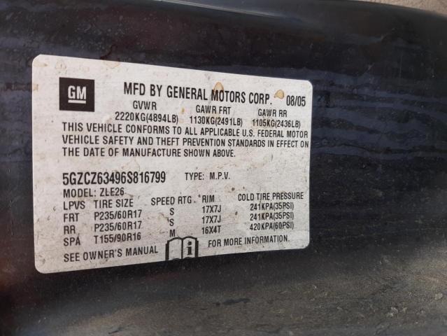 Photo 10 from auction – 2006 SATURN VUE with VIN 5GZCZ63496S816799