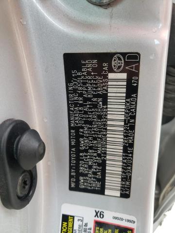Photo 10 from auction – 2015 TOYOTA COROLLA L with VIN 2T1BURHE8FC392984