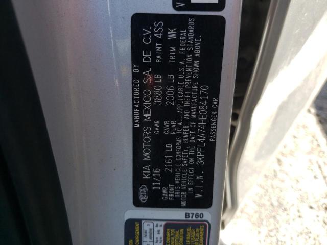Foto 10 de la subasta – 2017 KIA FORTE LX con VIN 3KPFL4A74HE084170
