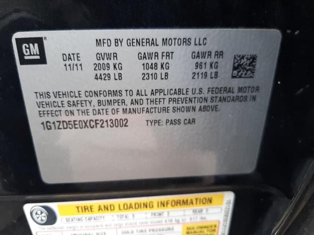 Photo 10 from auction – 2012 CHEVROLET MALIBU 2LT with VIN 1G1ZD5E0XCF213002