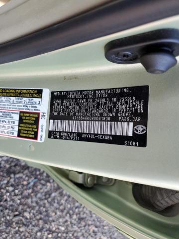 Photo 10 from auction – 2008 TOYOTA CAMRY HYBR with VIN 4T1BB46K08U061836