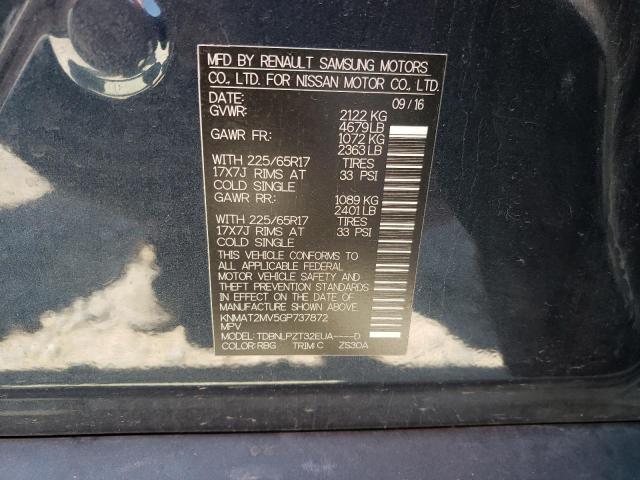 Photo 10 from auction – 2016 NISSAN ROGUE S with VIN KNMAT2MV5GP737872