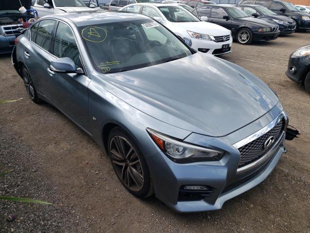 INFINITI Q50 BASE 2015 with VIN JN1BV7AR2FM394752 - Photo from auction