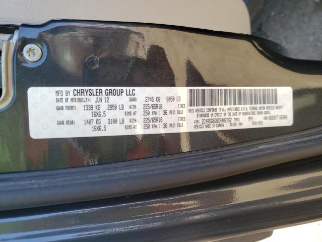 Photo 10 from auction – 2012 DODGE GRAND CARA with VIN 2C4RDGBG8CR402762