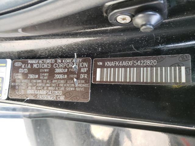 Photo 10 from auction – 2015 KIA FORTE LX with VIN KNAFK4A6XF5422820