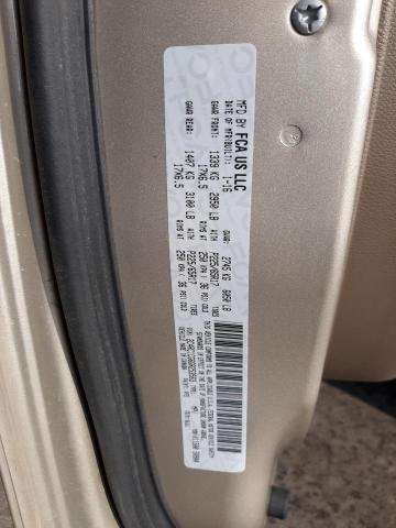 Photo 10 from auction – 2016 CHRYSLER TOWN & COU with VIN 2C4RC1CG6GR253563