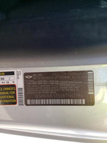 Photo 10 from auction – 2008 MINI COOPER CLU with VIN WMWML33558TN67796