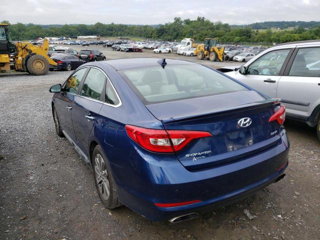 Photo 3 from auction – 2015 HYUNDAI SONATA SPO with VIN 5NPE34AF5FH187822