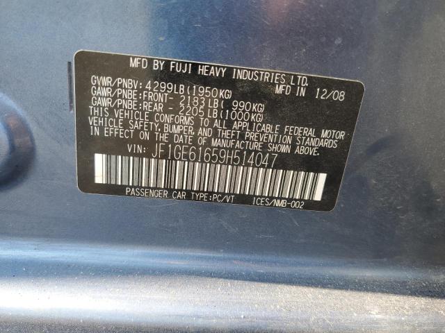 Photo 10 from auction – 2009 SUBARU IMPREZA with VIN JF1GE61659H514047