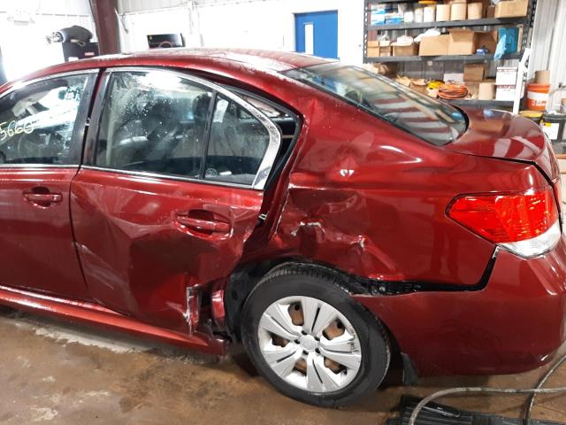 Photo 9 from auction – 2011 SUBARU LEGACY 2.5 with VIN 4S3BMBA60B3251324