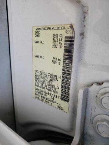 Photo 10 from auction – 2011 NISSAN ALTIMA BAS with VIN 1N4AL2AP3BN497317