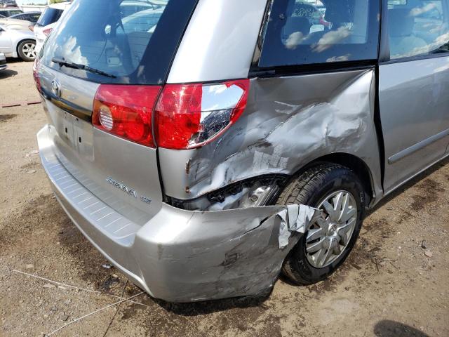 Photo 9 from auction – 2008 TOYOTA SIENNA CE with VIN 5TDZK23C38S143181