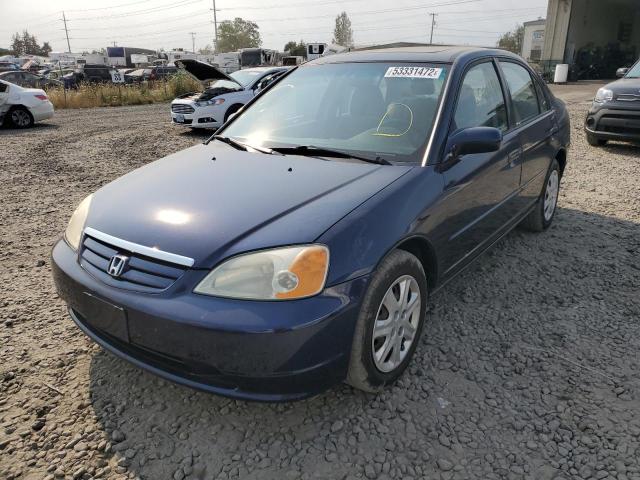 Photo 2 from auction – 2003 HONDA CIVIC EX with VIN 2HGES26823H542761