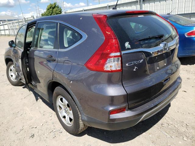 Photo 3 from auction – 2015 HONDA CR-V LX with VIN 5J6RM4H35FL042098