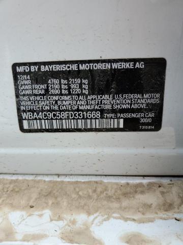 Photo 10 from auction – 2015 BMW 428 XI GRA with VIN WBA4C9C58FD331668