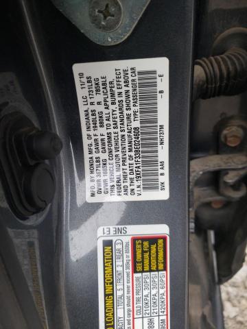 Photo 10 from auction – 2011 HONDA CIVIC VP with VIN 19XFA1F33BE024608