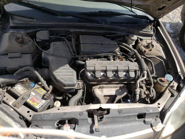 Photo 7 from auction – 2001 HONDA CIVIC LX with VIN 2HGES16541H598178