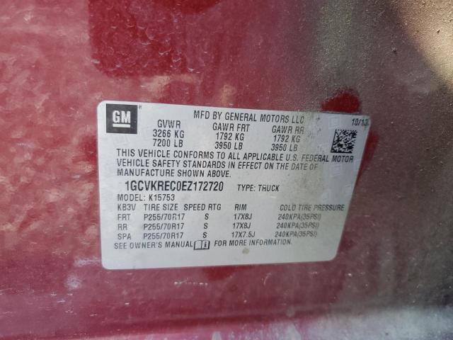 Photo 10 from auction – 2014 CHEVROLET SILVERADO with VIN 1GCVKREC0EZ172720