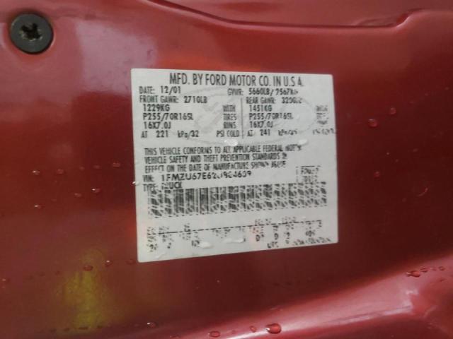 Photo 10 from auction – 2002 FORD EXPLORER S with VIN 1FMZU67E62UB84609