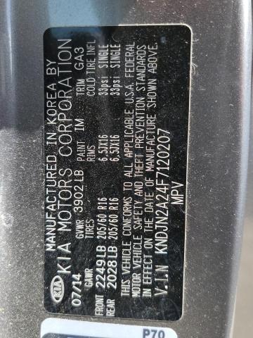 Photo 10 from auction – 2015 KIA SOUL with VIN KNDJN2A24F7120207