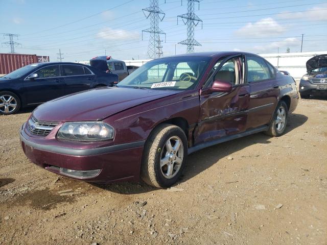 Photo 2 from auction – 2003 CHEVROLET IMPALA with VIN 2G1WF52EX39180685