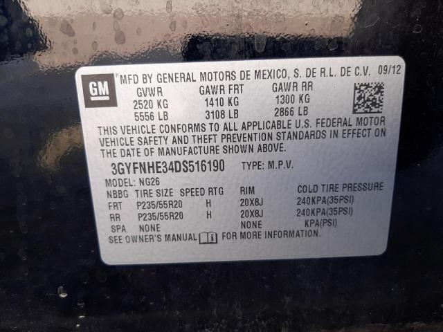 Photo 10 from auction – 2013 CADILLAC SRX PERFOR with VIN 3GYFNHE34DS516190